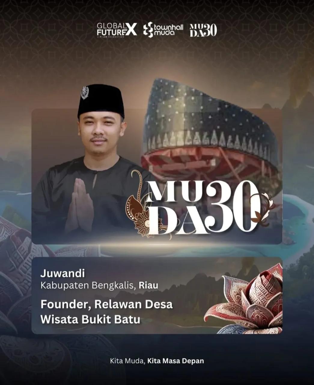 Juwandi, Dosen Muda IAIN Datuk Laksemana Bengkalis Terpilih Sebagai Finalis MUDA30 2025