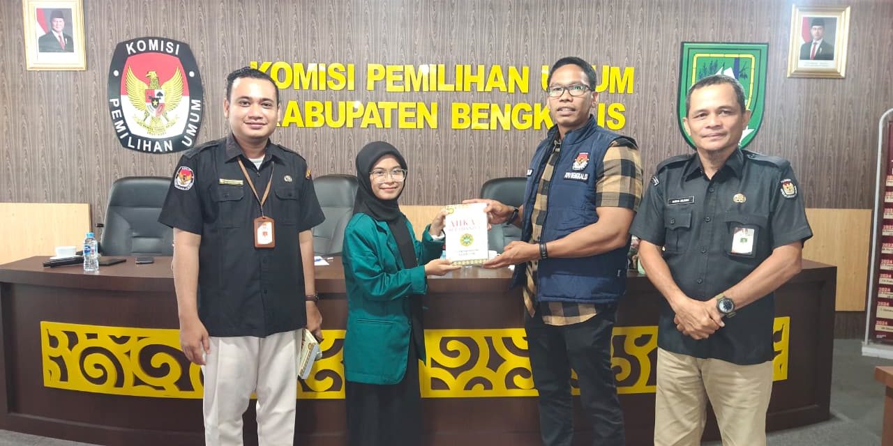 Belajar Bersama Praktisi, Prodi Hukum Tatanegara IAIN Bengkalis Kunjungi KPU