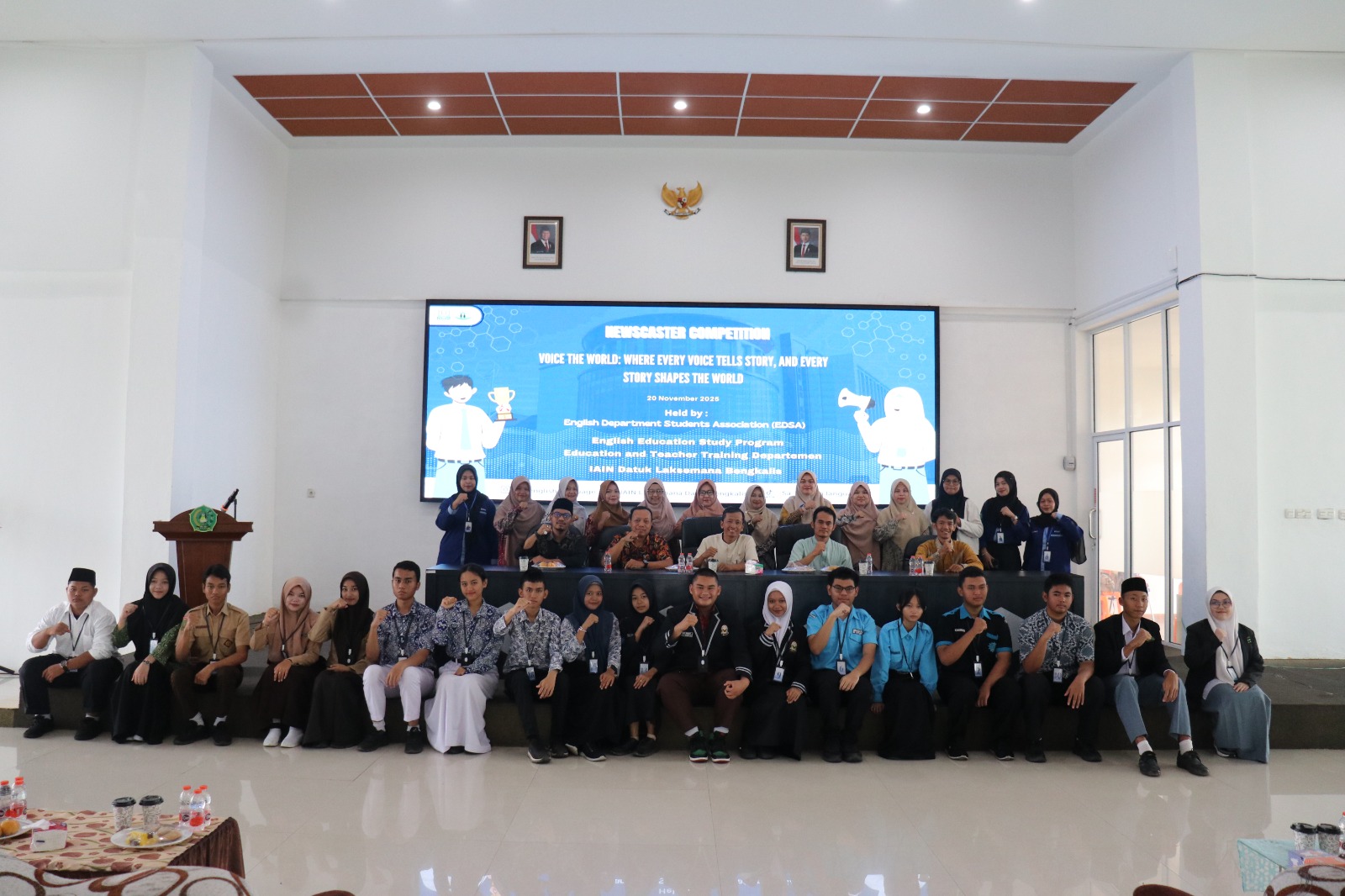 EDSA IAIN Datuk Laksemana Bengkalis Gelar Newscaster Competition, Tingkatkan Kemampuan Bahasa Inggris Bagi Siswa (1)