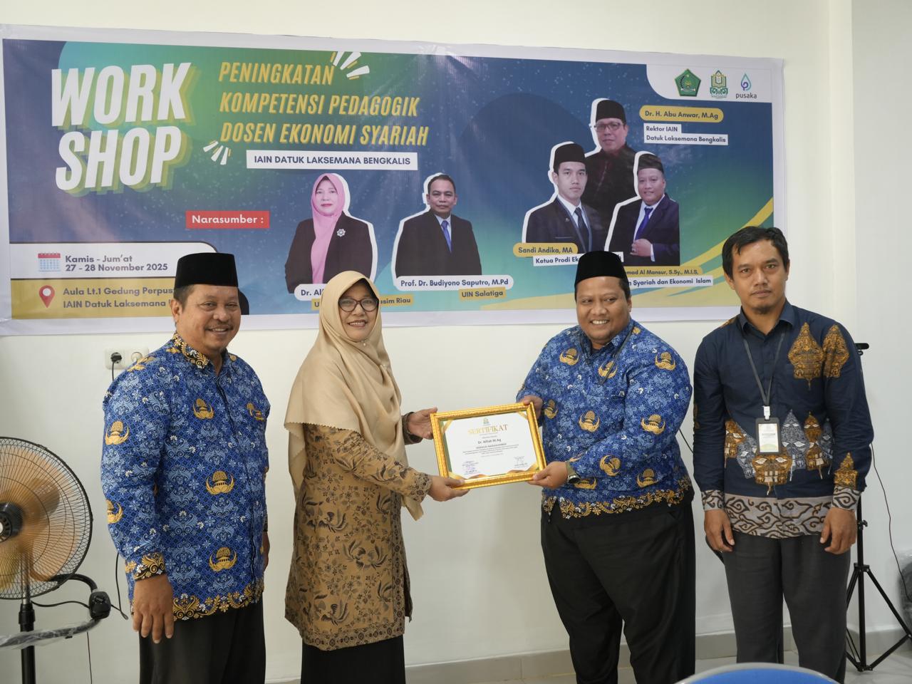 Prodi Ekonomi Syariah Gelar Workshop demi Tingkatkan Kompetensi Pedagogik Dosen (2)