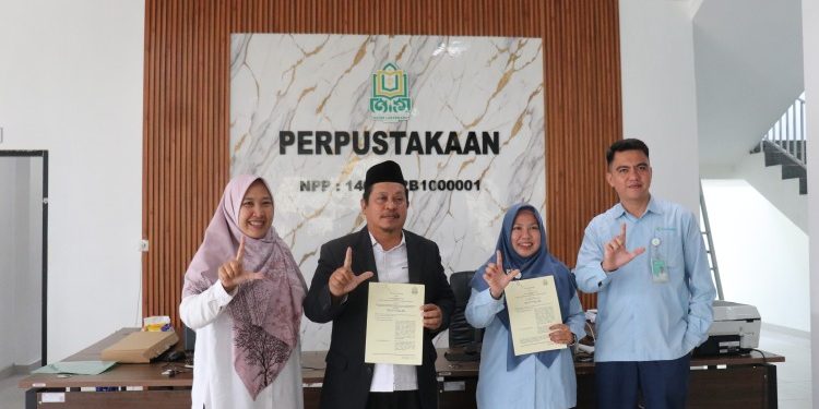 Perkuat Sinergi Literasi, Perpustakaan IAIN Datuk Laksemana Bengkalis dan Poltekkes Kemenkes Riau Resmi Jalin Kerja Sama