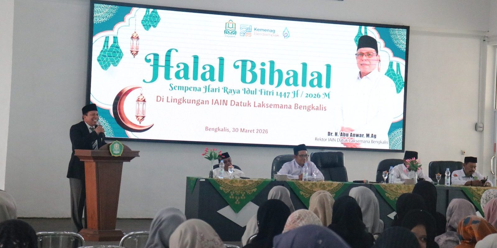 Momentum Idul Fitri, IAIN Datuk Laksemana Bengkalis Gelar Halal Bihalal Penuh Keakraban (2)