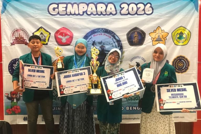 Tahniah! Mahasiswa IAIN Datuk Laksemana Bengkalis Raih Prestasi pada Ajang GEMPARA 2026